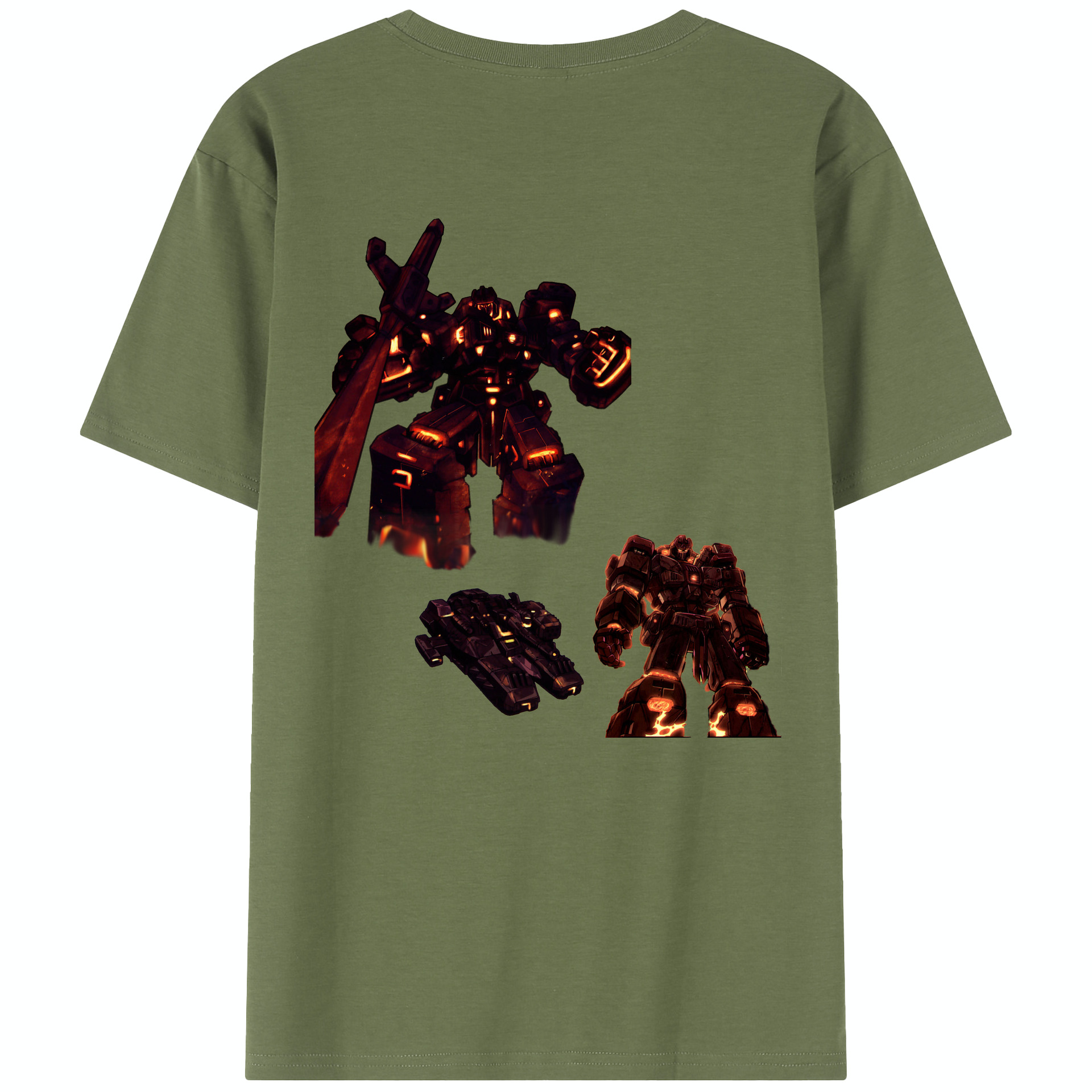 （画像用）  綿100％半袖Tシャツ（背面プリント）
